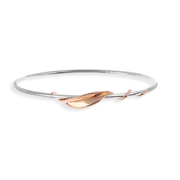 Mavilo Entwined Leaf Bangle