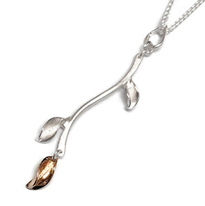 BPP Mavilo Wavy Stem Pendant With Three Leaves Collette Waudby