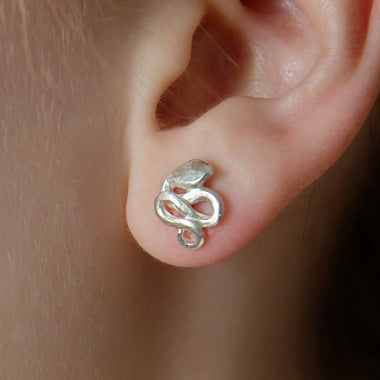 Eternal Serpent Small Stud Earrings