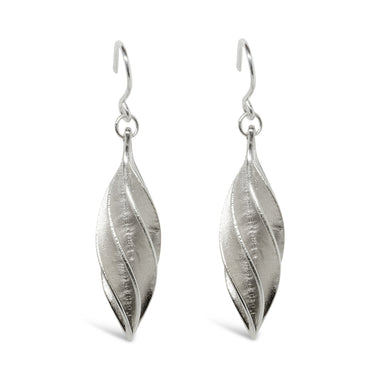 GD4 Verso Long Single Earrings Silver