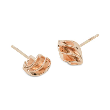 GS Verso Stud Earrings Rose Gold