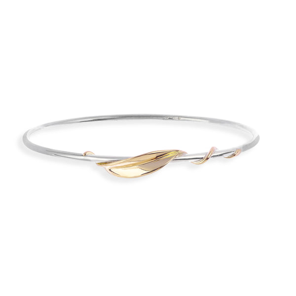 Mavilo Entwined Leaf Bangle