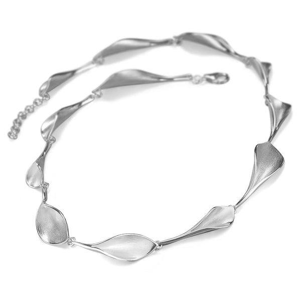 WFN Lilium Calla Lily Necklace Silver